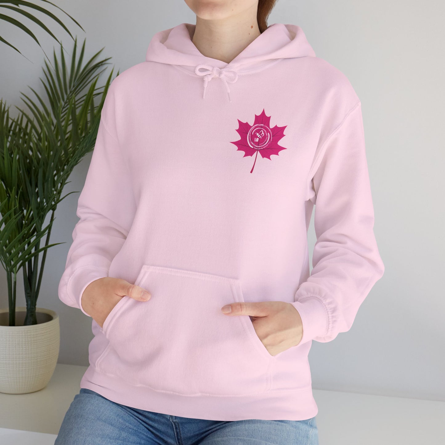 IB Leaf Fight in Bloom – Breast Cancer Awareness Hoodie
