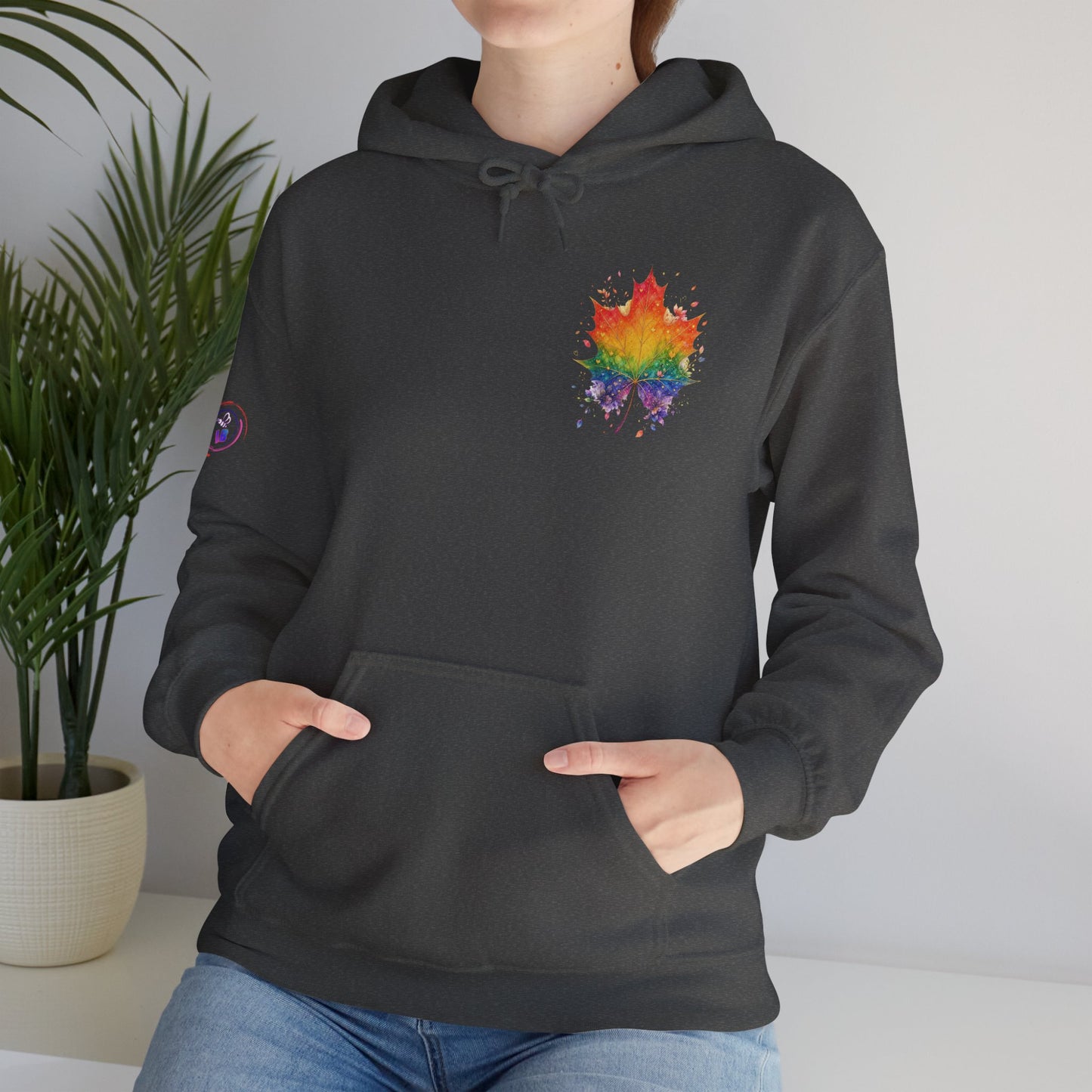 IB Leaf "Pride & Love" LGBTQ+ Awareness Hoodie | Love Loud. Live Proud.