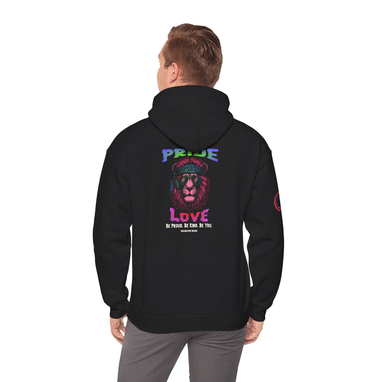 IB Leaf "Pride & Love" LGBTQ+ Awareness Hoodie | Love Loud. Live Proud.