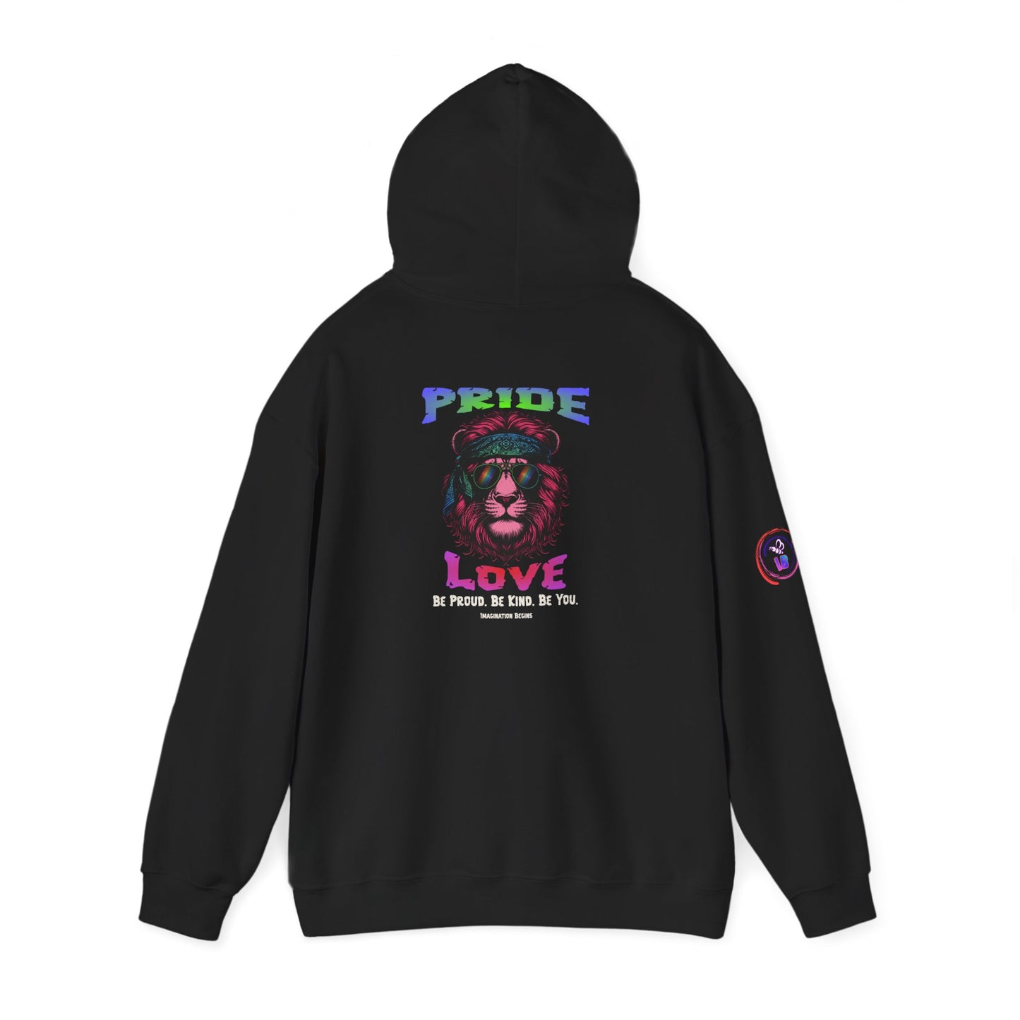 IB Leaf "Pride & Love" LGBTQ+ Awareness Hoodie | Love Loud. Live Proud.