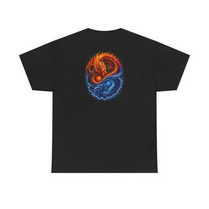 Elemental Balance™ | Fire & Water Dragon Graphic Tee
