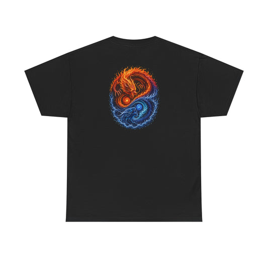 Elemental Balance™ | Fire & Water Dragon Graphic Tee
