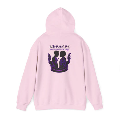 💜 Freedom Blooms in Purple – Domestic Violence Awareness Hoodie