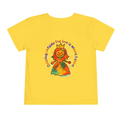 IB Coloring Outside the Lines Is Where I Shine – Toddlers Tee