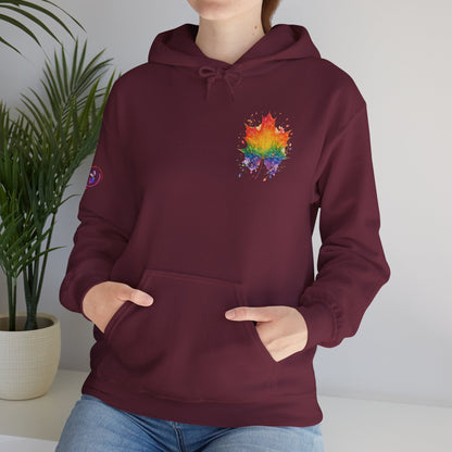 IB Leaf "Pride & Love" LGBTQ+ Awareness Hoodie | Love Loud. Live Proud.