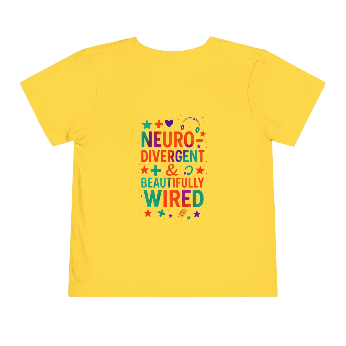 🧩 IB Leaf Neurodivergent & Beautifully Wired – Toddler SPD & Autism Awareness Tee