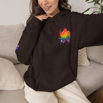 IB Leaf "Pride & Love" LGBTQ+ Awareness Hoodie | Love Loud. Live Proud.