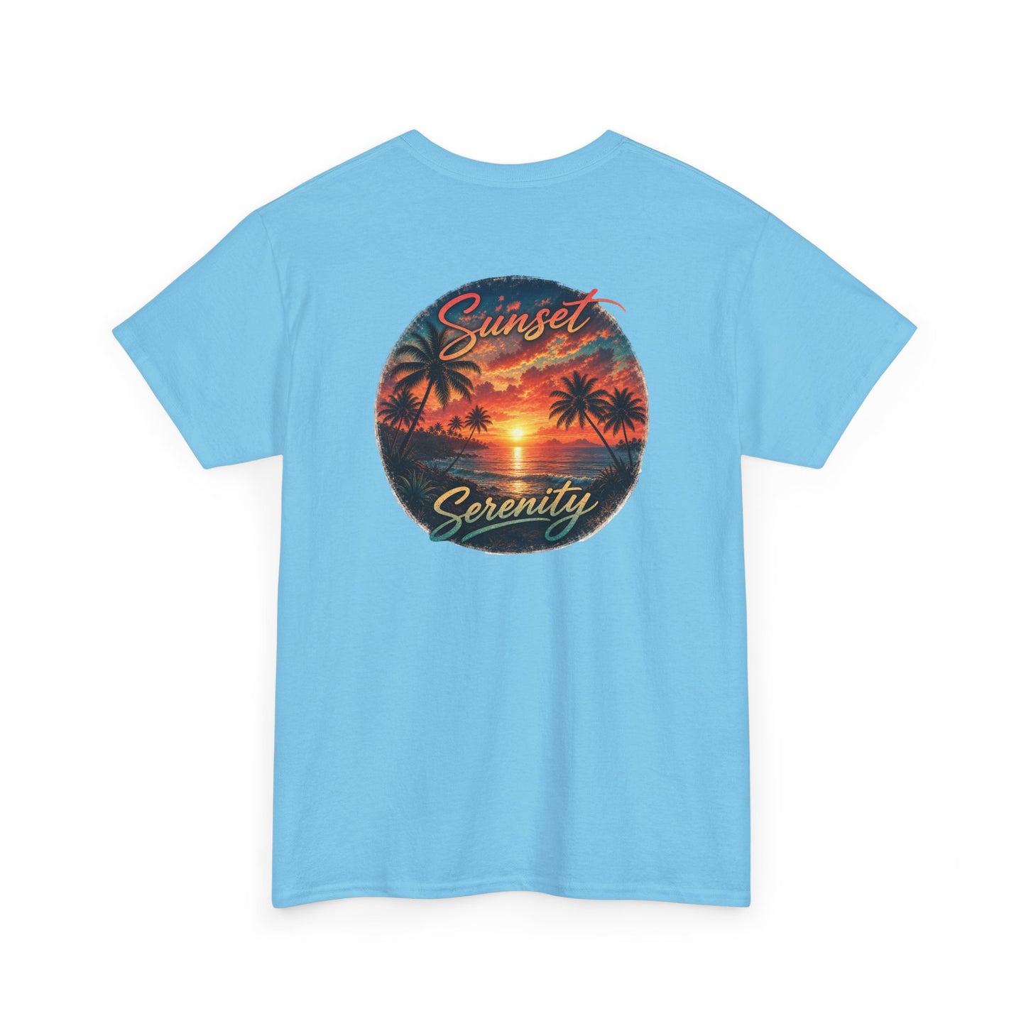 Sunset Serenity | Premium Coastal Art Tee