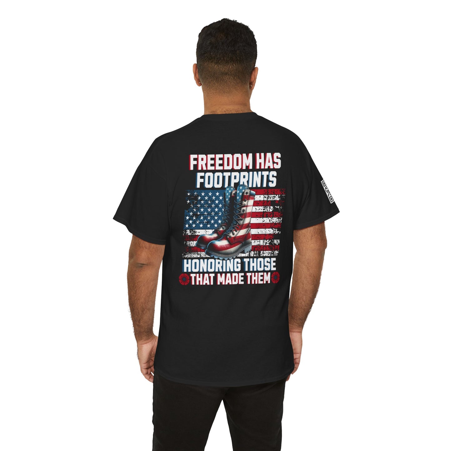 IBLeaf Freedom Has Footprints – Veterans Tribute Tee
