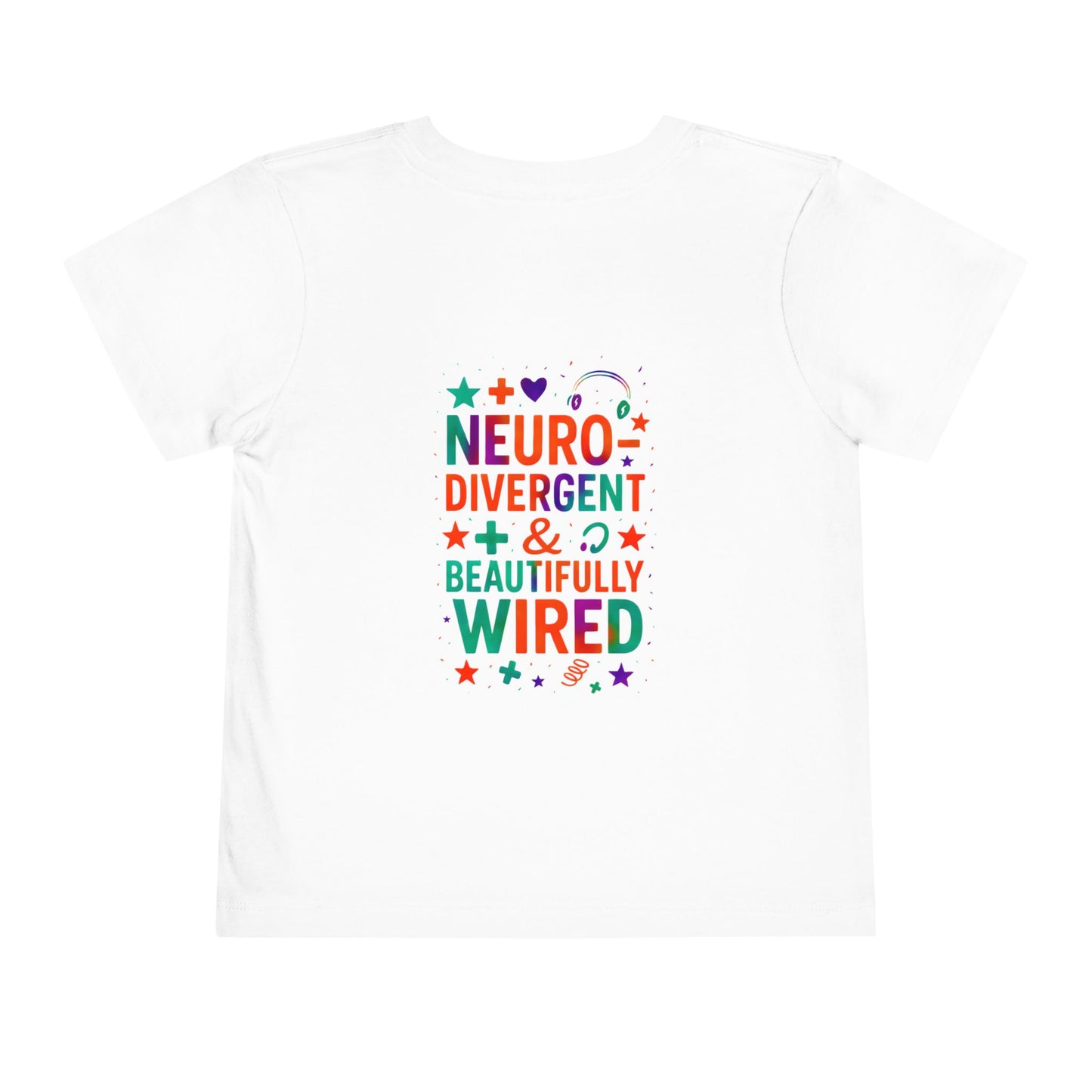🧩 IB Leaf Neurodivergent & Beautifully Wired – Toddler SPD & Autism Awareness Tee