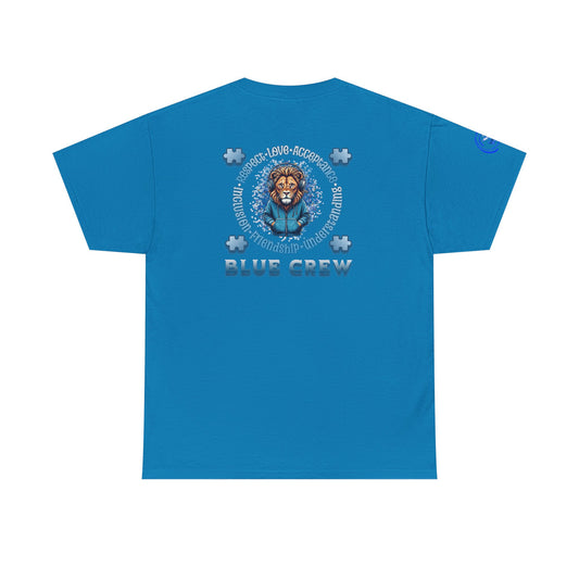 IB Leaf Blue Crew Autism Community Tee | Respect • Love • Inclusion