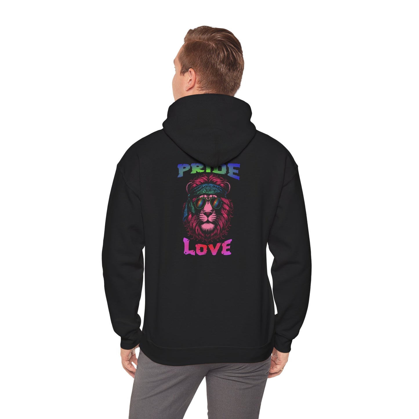 IB Leaf Pride & Love Lion LGTBQ Awareness Hoodie – Loud, Proud, and Fierce