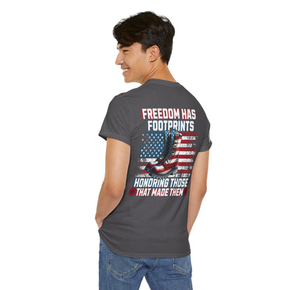 IBLeaf Freedom Has Footprints – Veterans Tribute Tee