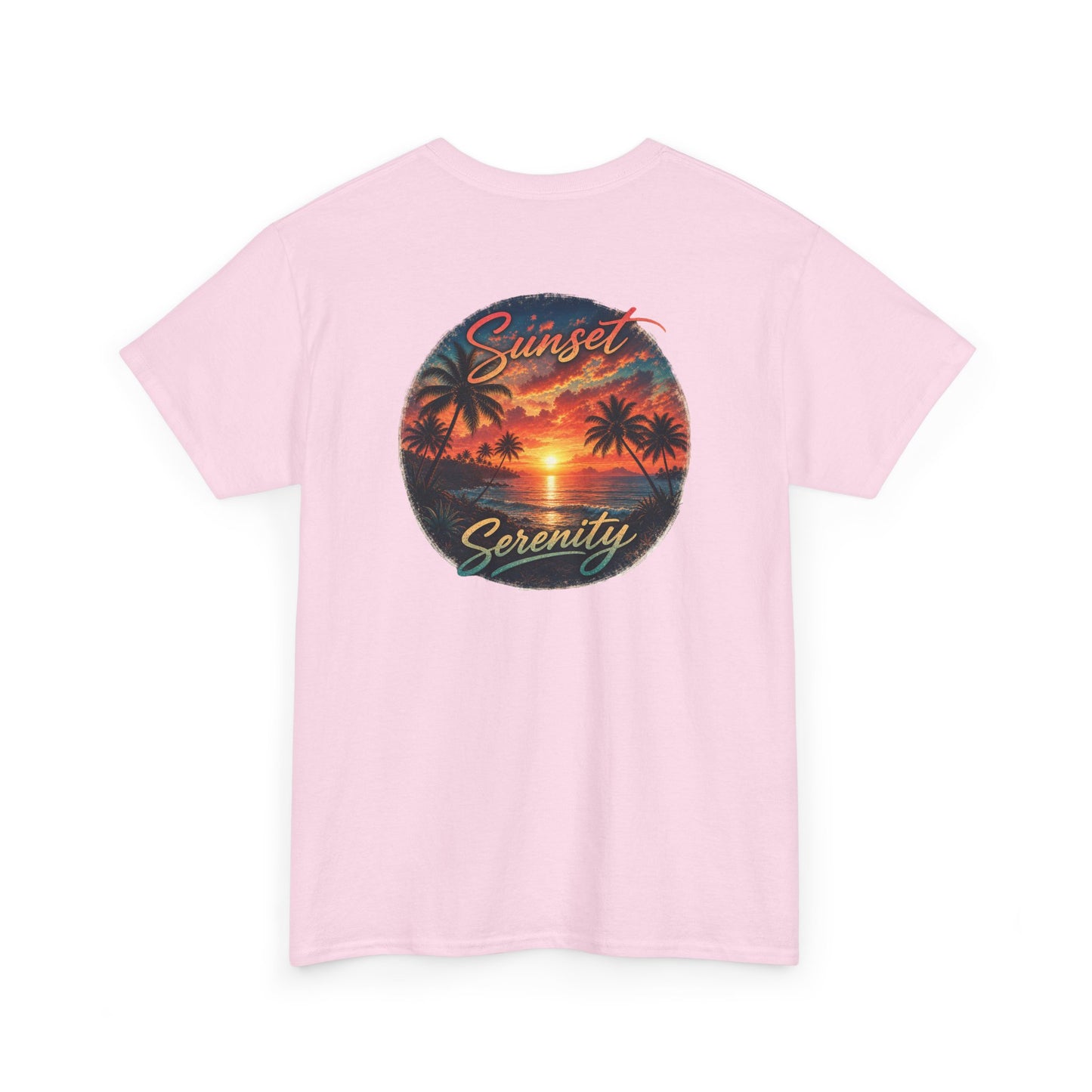 Sunset Serenity | Premium Coastal Art Tee