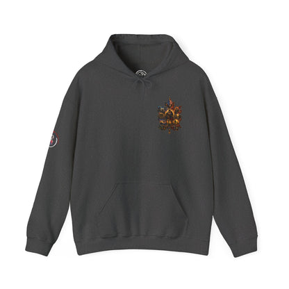 IB Leaf™ Freedom Has Footprints Veterans Tribute Hoodie | Built by Courage, Carried by Sacrifice