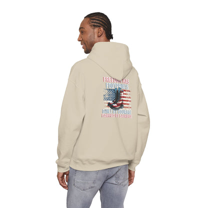 IB Leaf™ Freedom Has Footprints Veterans Tribute Hoodie | Built by Courage, Carried by Sacrifice