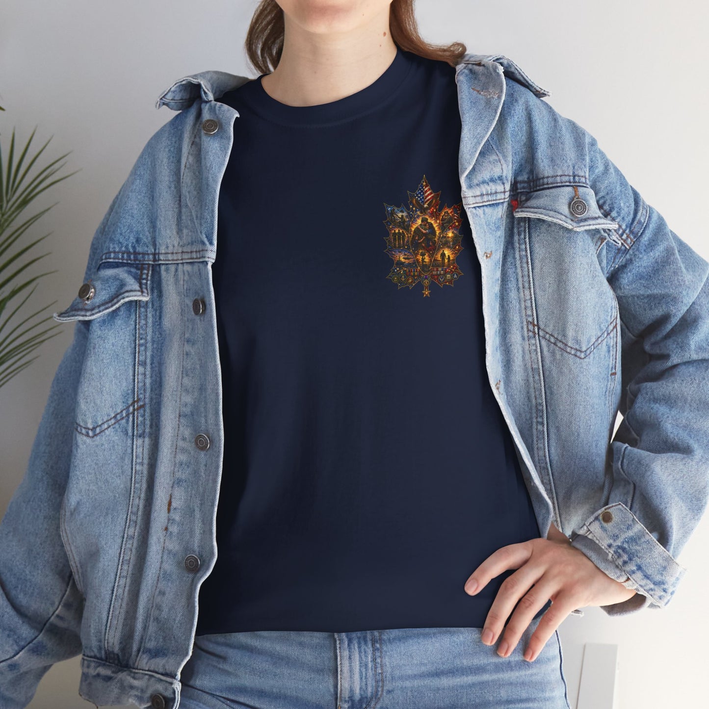 IB Leaf™ Freedom Has Footprints Veterans Tribute Tee | Built by Courage, Carried by Sacrifice