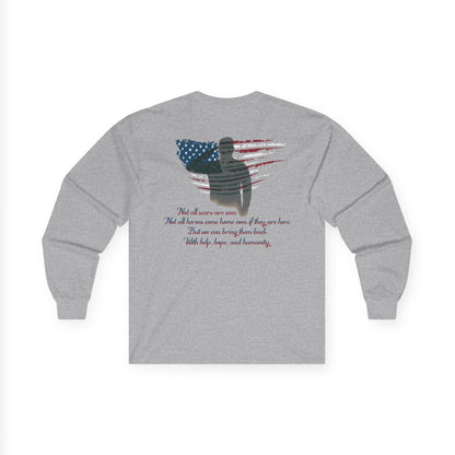 IB Leaf “Not All Scars Are Seen” Long Sleeve – Wear the Message That Matters