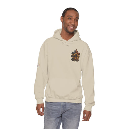 IB Leaf™ Freedom Has Footprints Veterans Tribute Hoodie | Built by Courage, Carried by Sacrifice