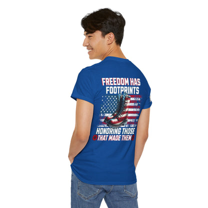 IBLeaf Freedom Has Footprints – Veterans Tribute Tee