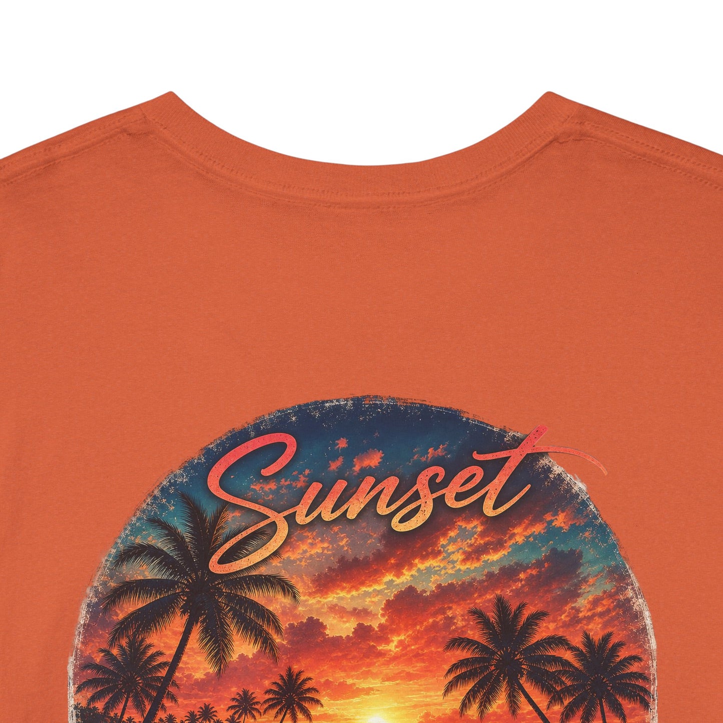 Sunset Serenity | Premium Coastal Art Tee