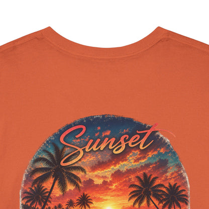 Sunset Serenity | Premium Coastal Art Tee