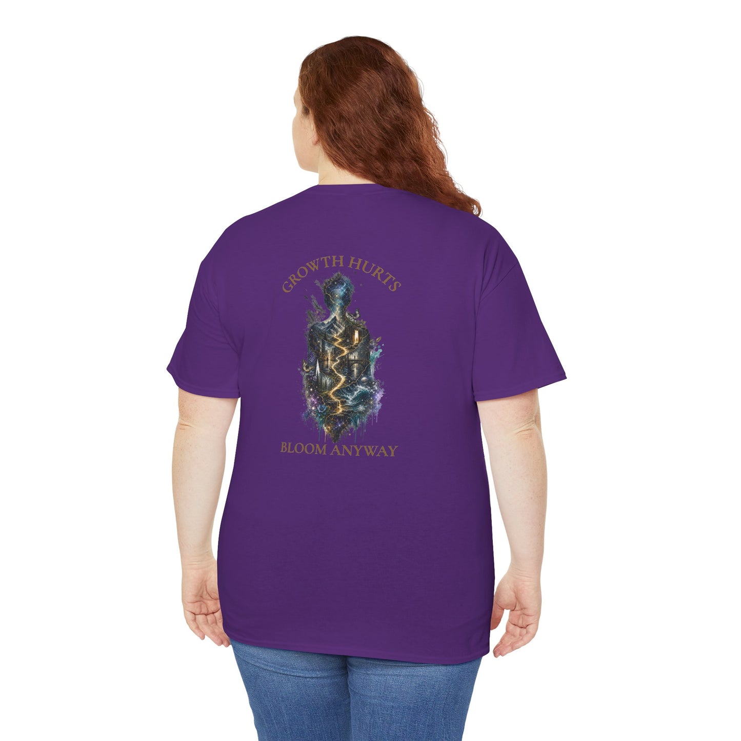 Growth Hurts. Bloom Anyway.™ Feminine Tee | The Path Forward Edition