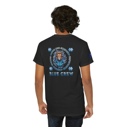 IB Leaf Blue Crew Autism Community Tee | Respect • Love • Inclusion