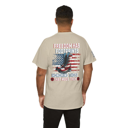 IBLeaf Freedom Has Footprints – Veterans Tribute Tee