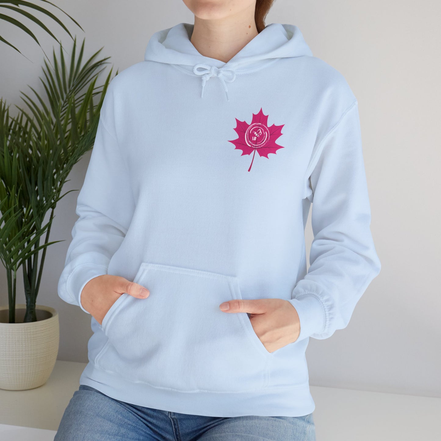 IB Leaf Fight in Bloom – Breast Cancer Awareness Hoodie
