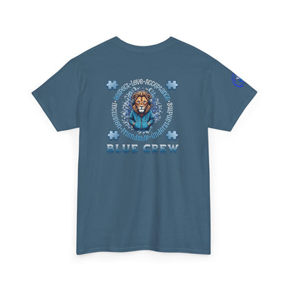 IB Leaf Blue Crew Autism Community Tee | Respect • Love • Inclusion