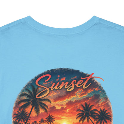 Sunset Serenity | Premium Coastal Art Tee