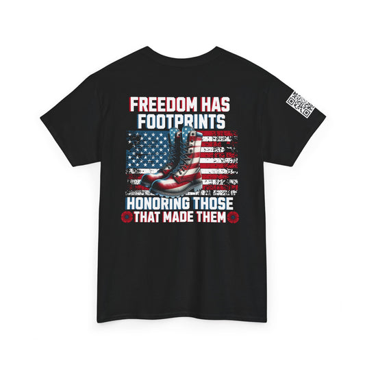 IBLeaf Freedom Has Footprints – Veterans Tribute Tee