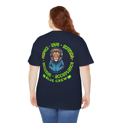 IB Leaf "Blue Crew" Autism Awareness Tee – Roar with Respect, Lead with Love