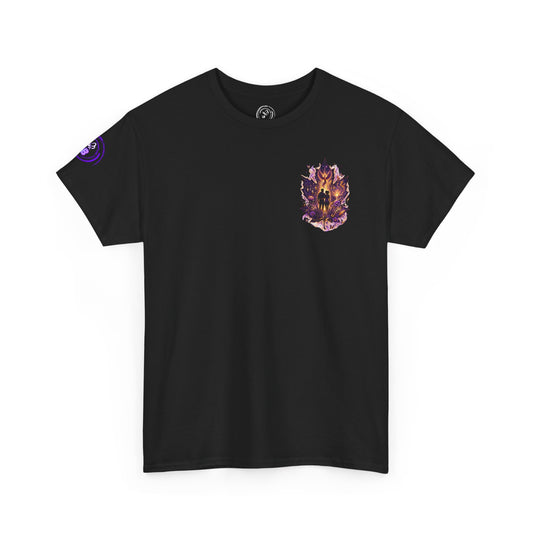 Freedom Blooms in Purple™ Breaking Chains. Building Futures | IB Leaf Domestic Violence Awareness Tee