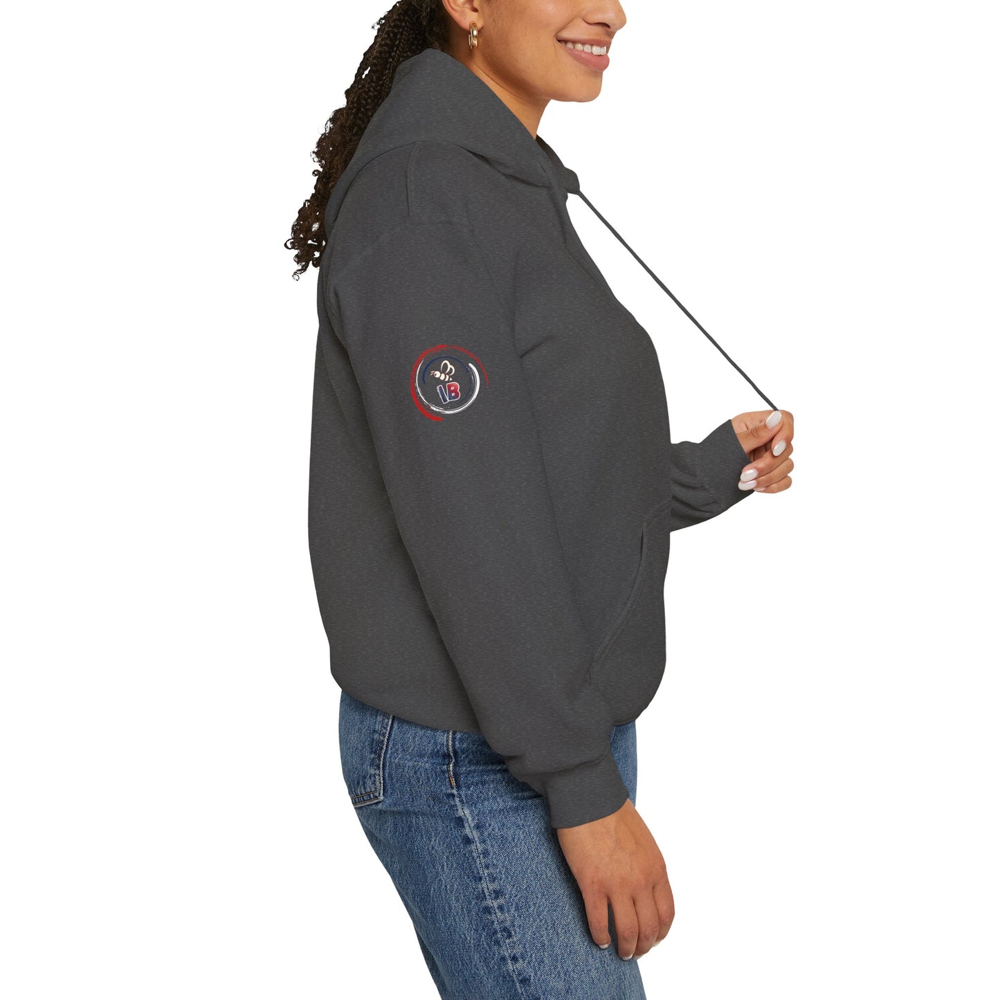 IB Leaf™ Freedom Has Footprints Veterans Tribute Hoodie | Built by Courage, Carried by Sacrifice