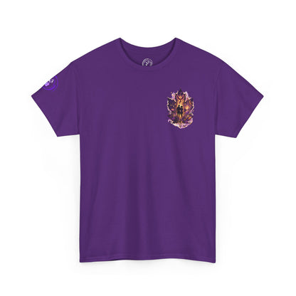 Freedom Blooms in Purple™ Breaking Chains. Building Futures | IB Leaf Domestic Violence Awareness Tee