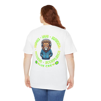 IB Leaf "Blue Crew" Autism Awareness Tee – Roar with Respect, Lead with Love