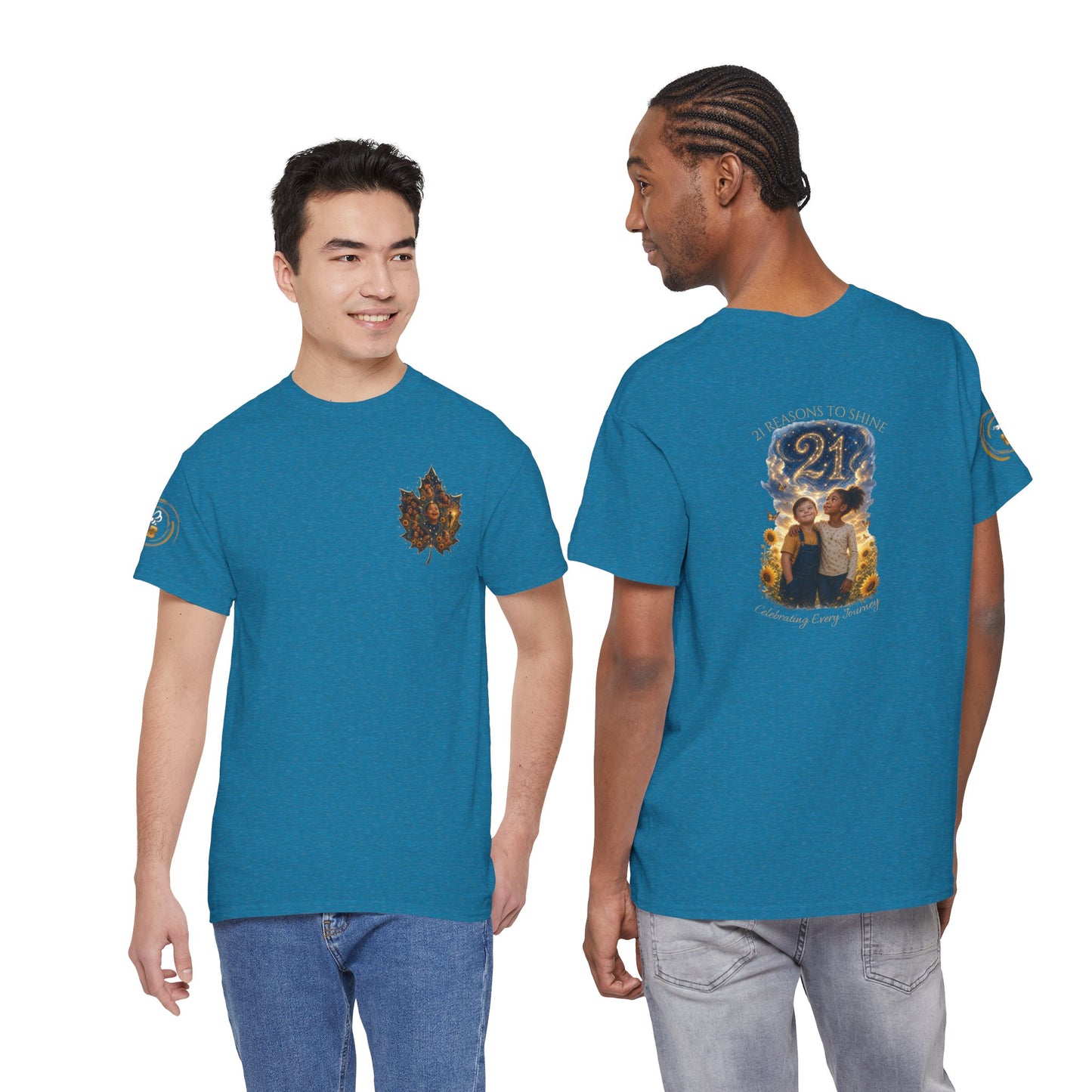 21 Reasons To Shine | IB Leaf Down Syndrome Awareness Tee