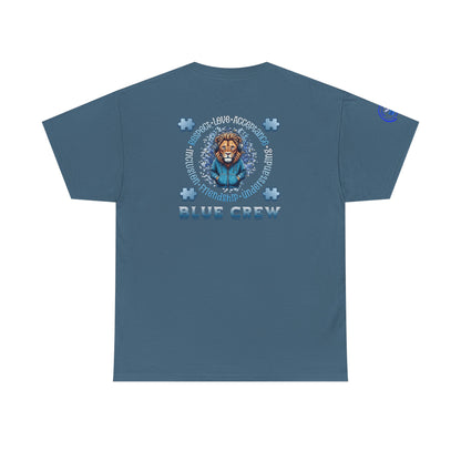 IB Leaf Blue Crew Autism Community Tee | Respect • Love • Inclusion