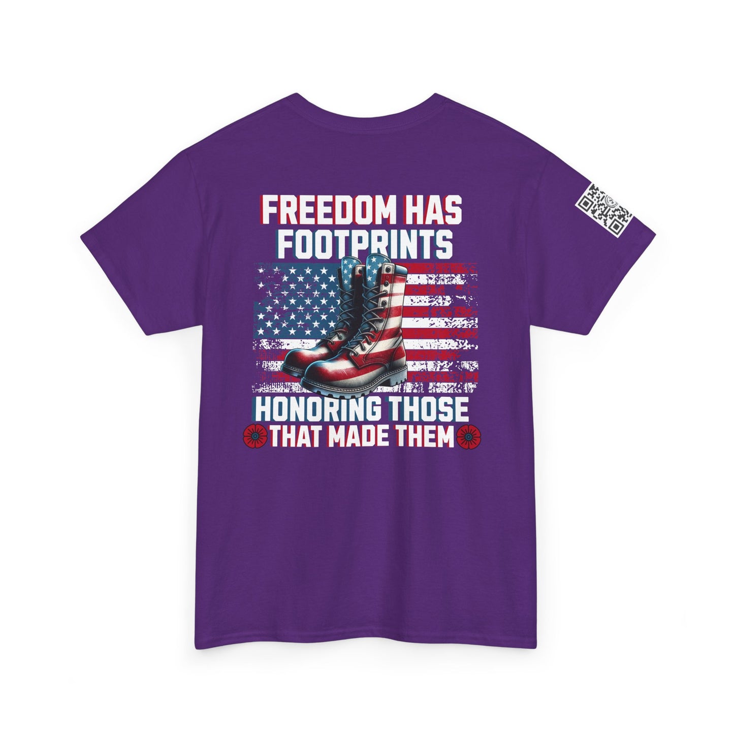 IBLeaf Freedom Has Footprints – Veterans Tribute Tee