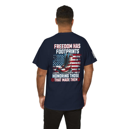 IBLeaf Freedom Has Footprints – Veterans Tribute Tee
