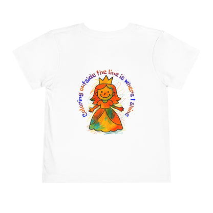 IB Coloring Outside the Lines Is Where I Shine – Toddlers Tee