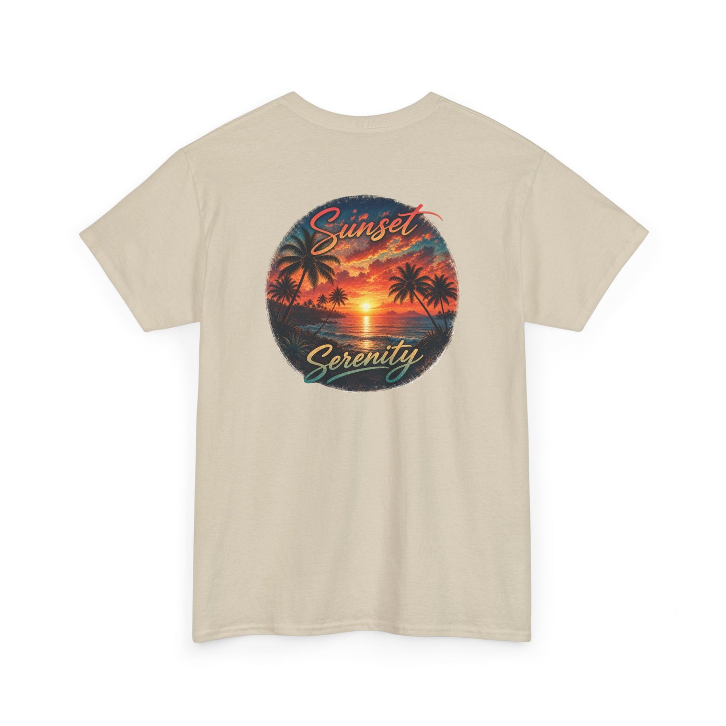 Sunset Serenity | Premium Coastal Art Tee