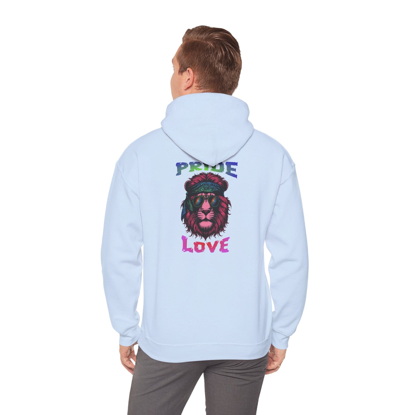 IB Leaf Pride & Love Lion LGTBQ Awareness Hoodie – Loud, Proud, and Fierce