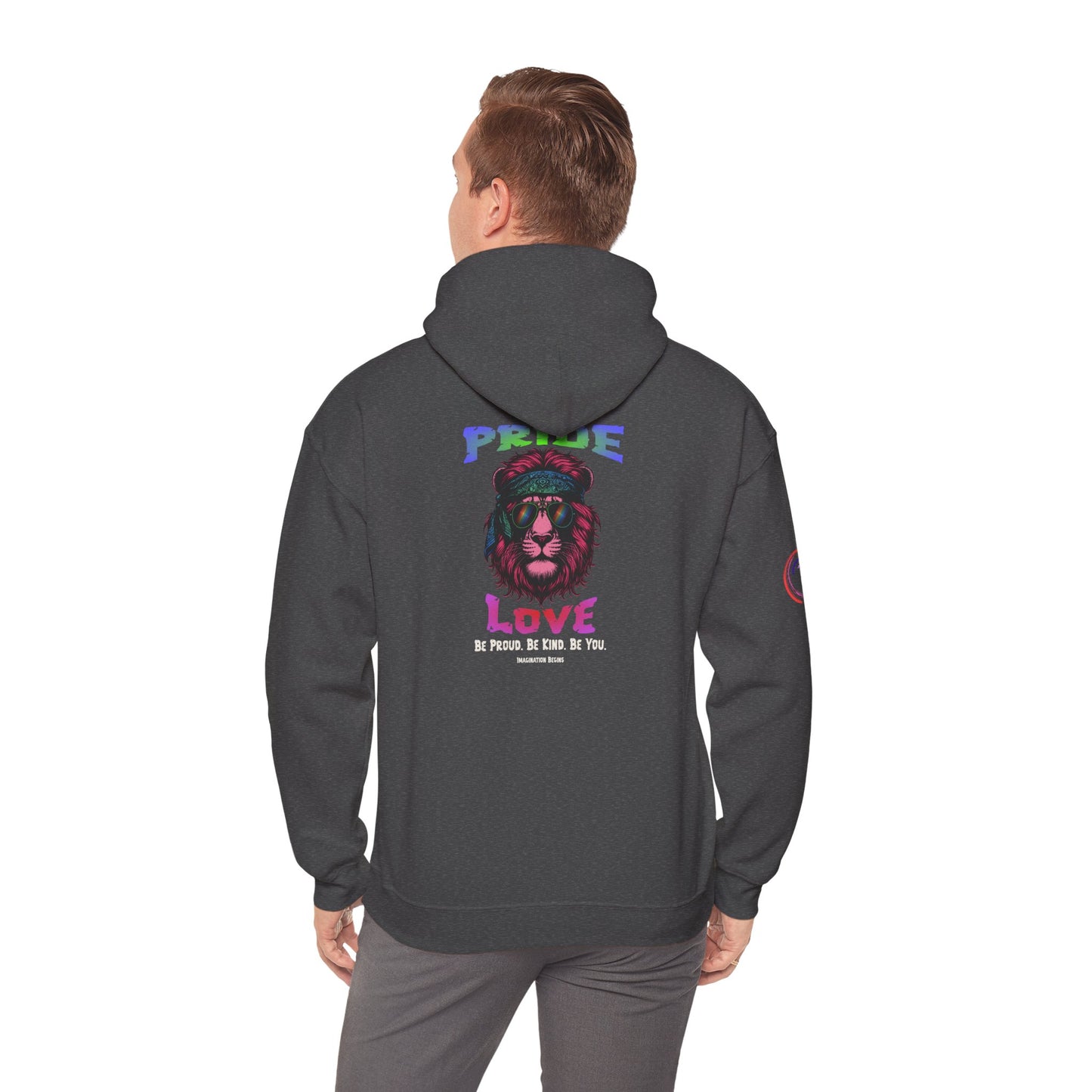 IB Leaf "Pride & Love" LGBTQ+ Awareness Hoodie | Love Loud. Live Proud.