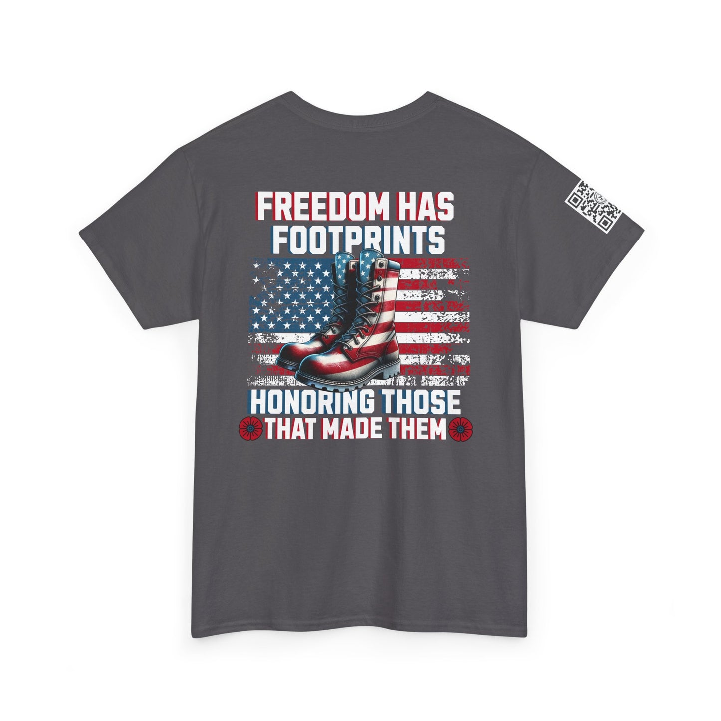 IBLeaf Freedom Has Footprints – Veterans Tribute Tee