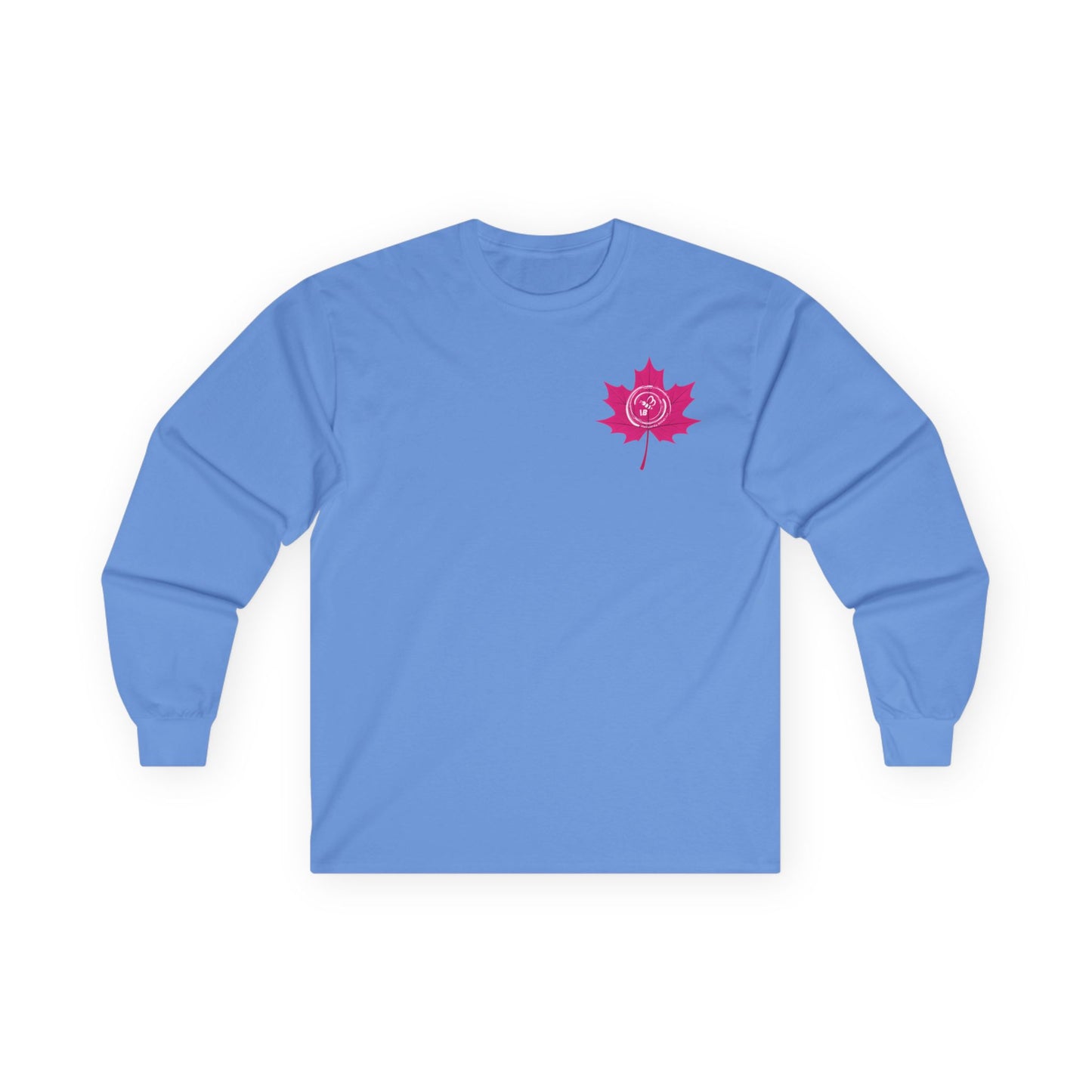 IB Leaf Fight in Bloom – Breast Cancer Awareness Long Sleeve Tee