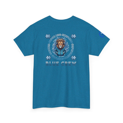 IB Leaf Blue Crew Autism Community Tee | Respect • Love • Inclusion