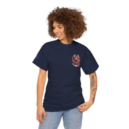 Freedom Blooms in Purple™ Breaking Chains. Building Futures | IB Leaf Domestic Violence Awareness Tee